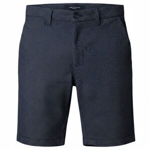 Armani Exchange AX Chino Shorts Men's 32 Navy Blue Polka Dot Cotton Stretch